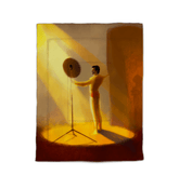 SurArt 100 Twin Comforter on a bed, showcasing its softness and stylish design.